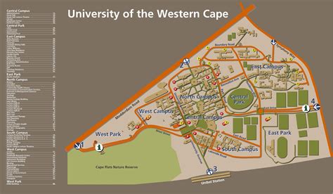 uwc campus map|University Of The Western Cape.